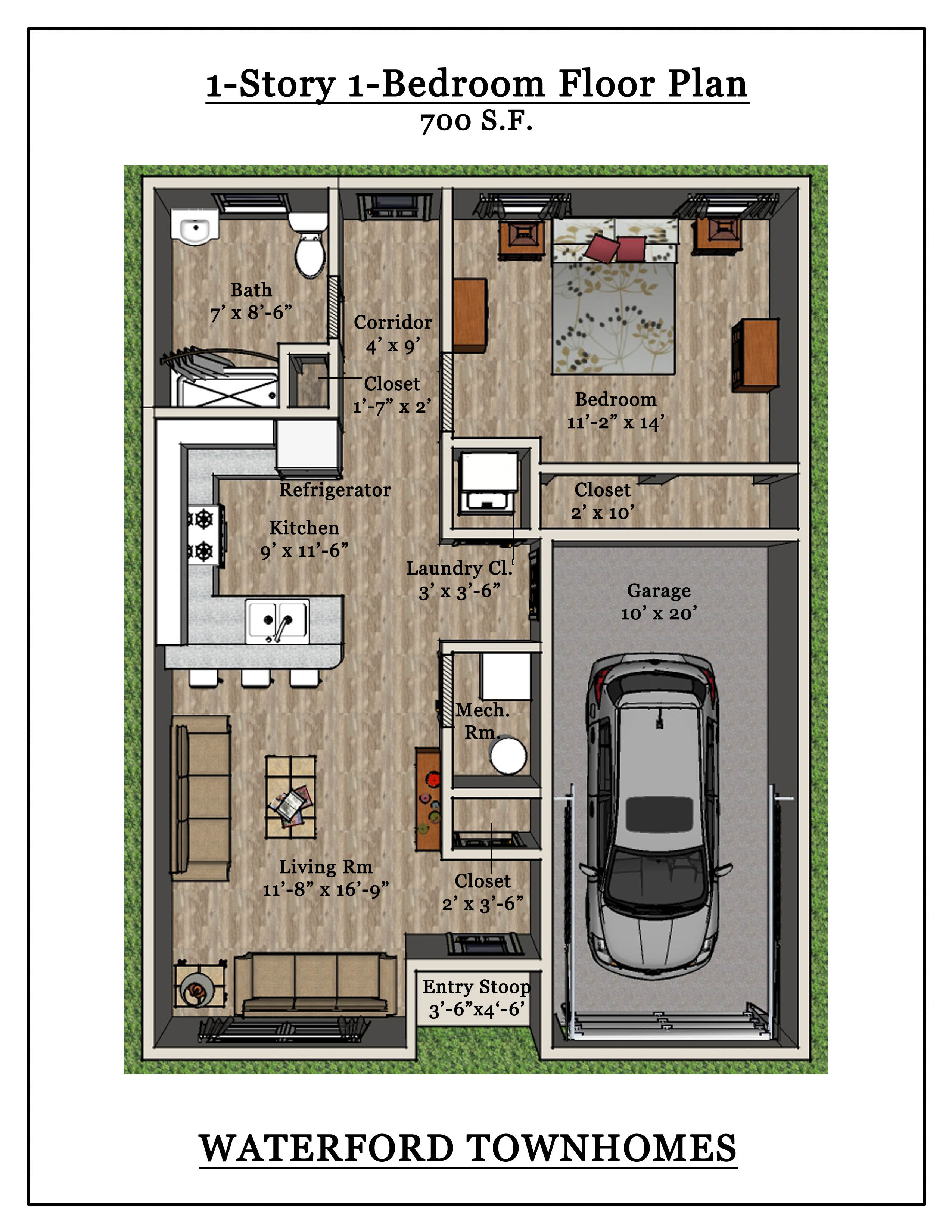 A Floor Plan.psd The Parkway Apartments