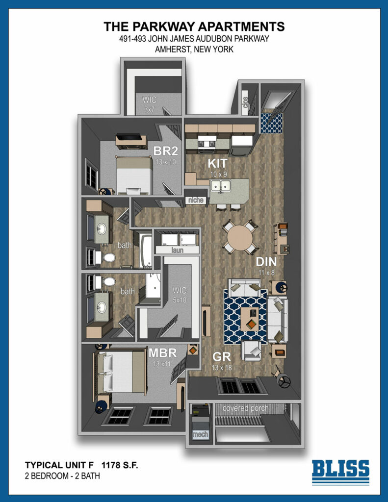 Two Bedroom Apartments for Rent | Amherst NY | The Parkway Apartments